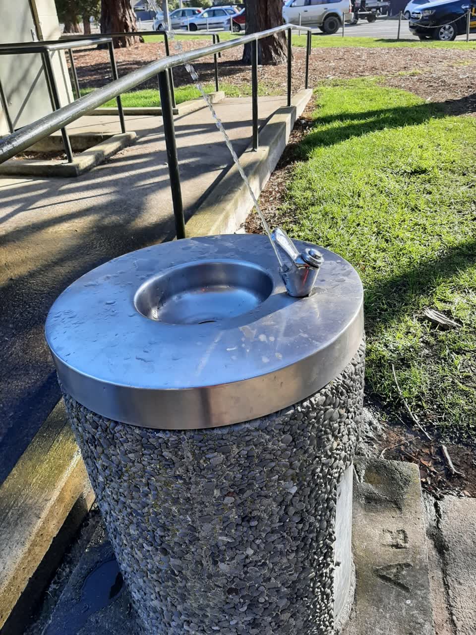 The photograph attached to this water leak report