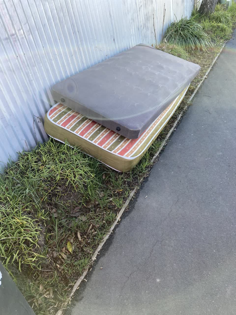 The photograph attached to this rubbish/recycling report