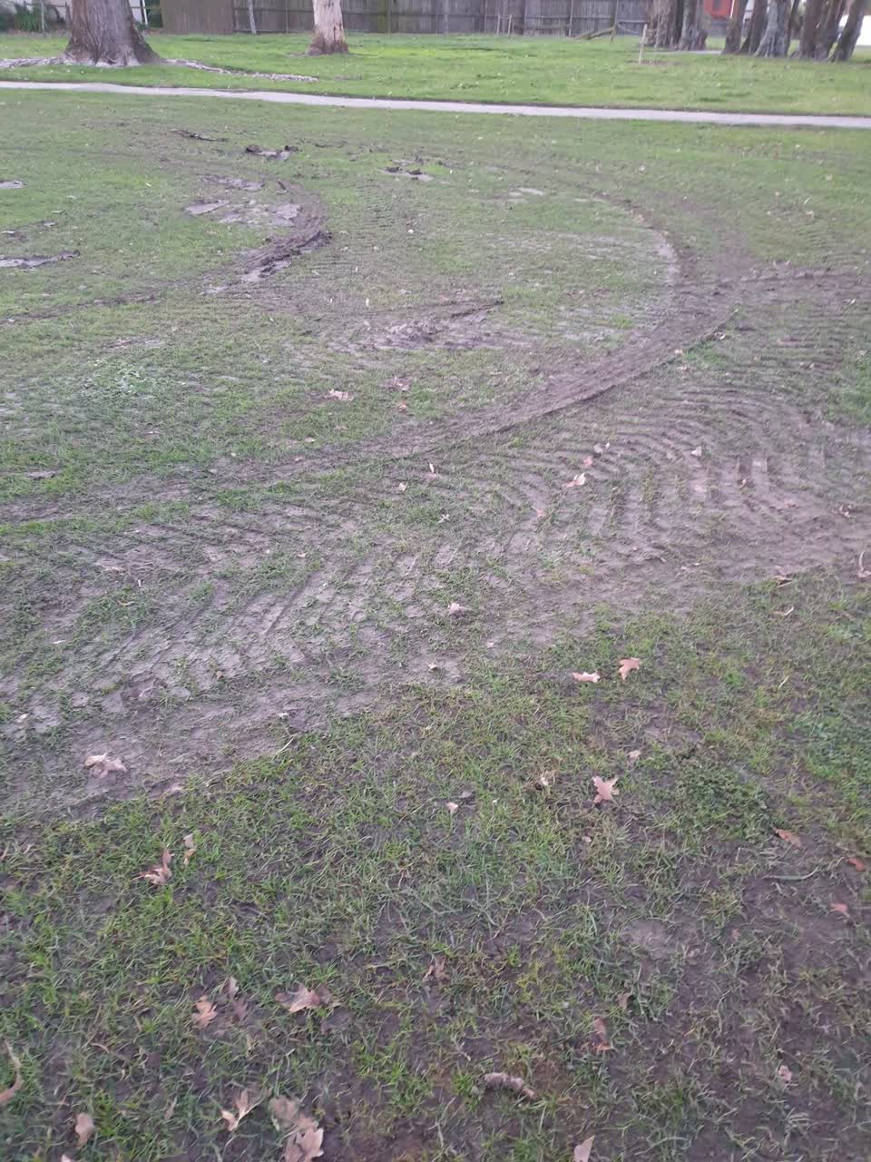 The photograph attached to this parks report
