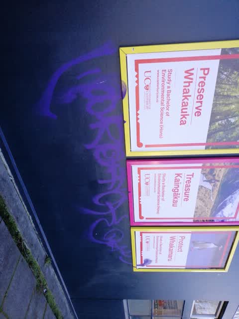 Graffiti, a report photo