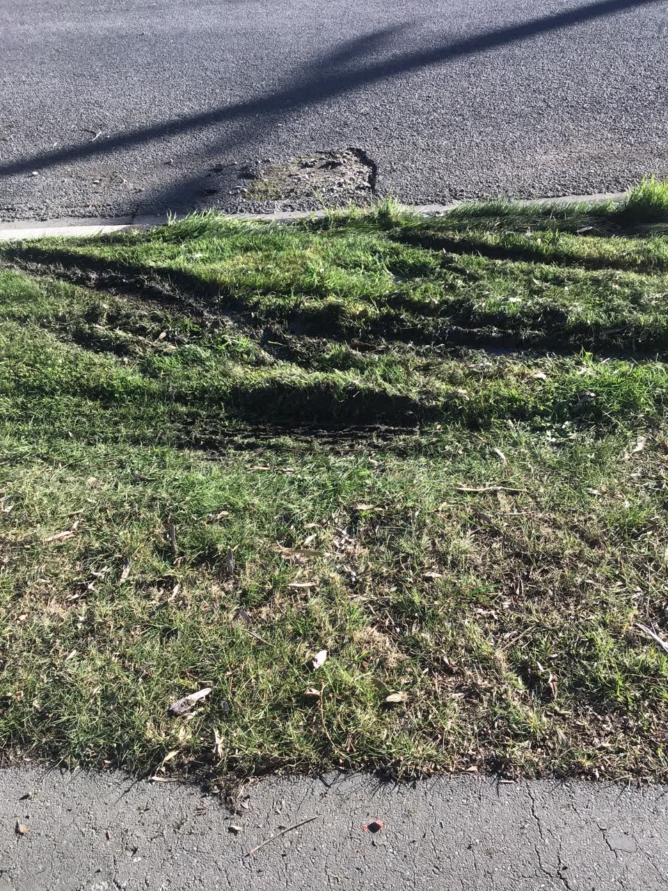 The photograph attached to this flooding report