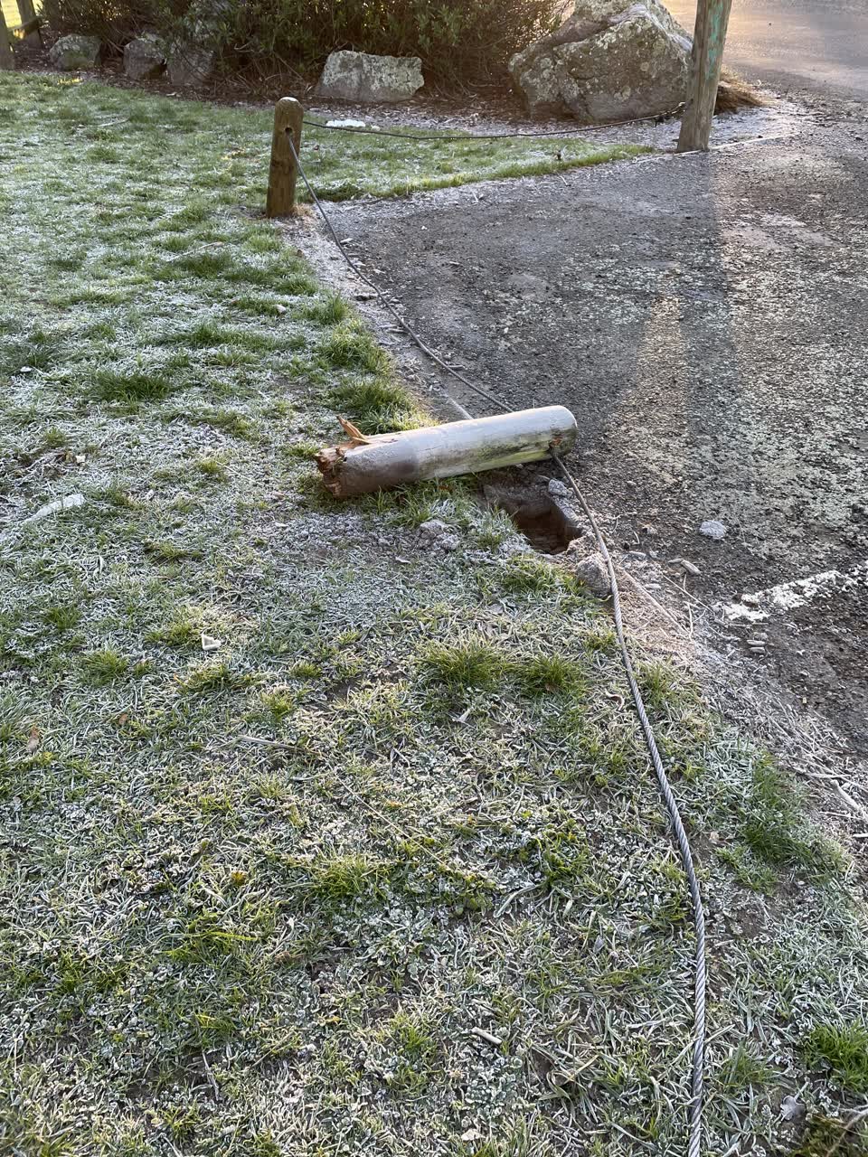 The photograph attached to this parks report