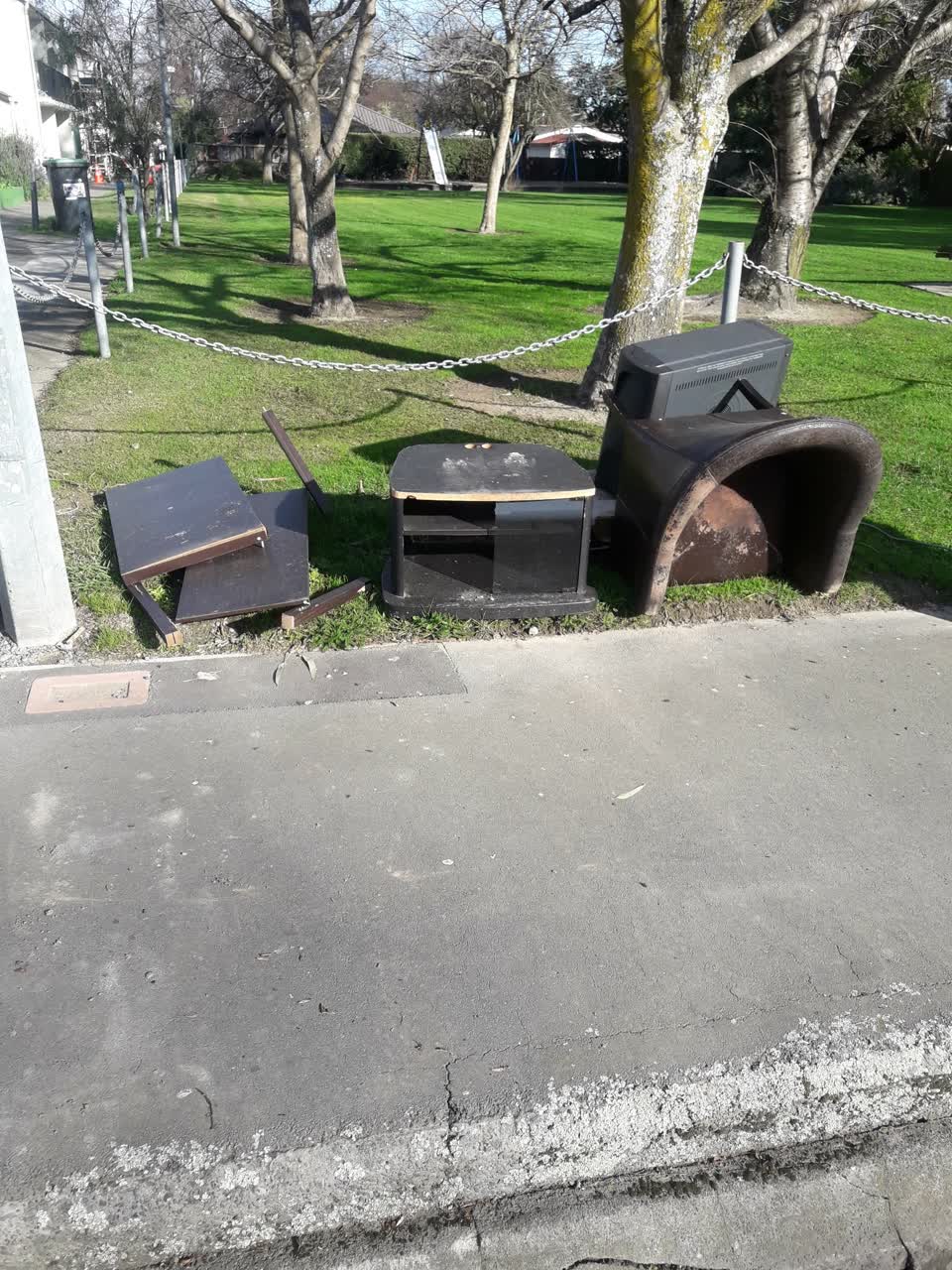 The photograph attached to this parks report