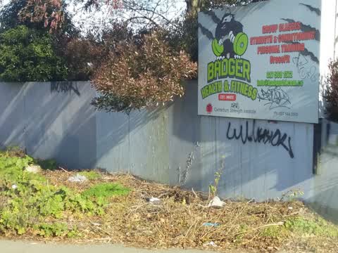 Graffiti, a report photo
