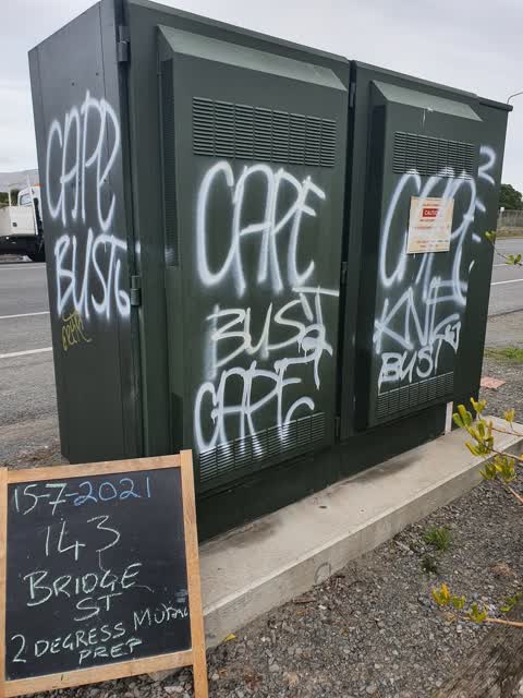 Graffiti, a report photo
