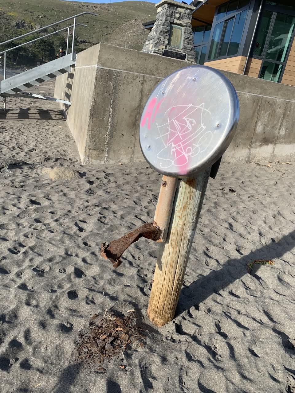 The photograph attached to this parks report