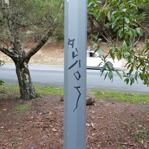 Graffiti, a report photo