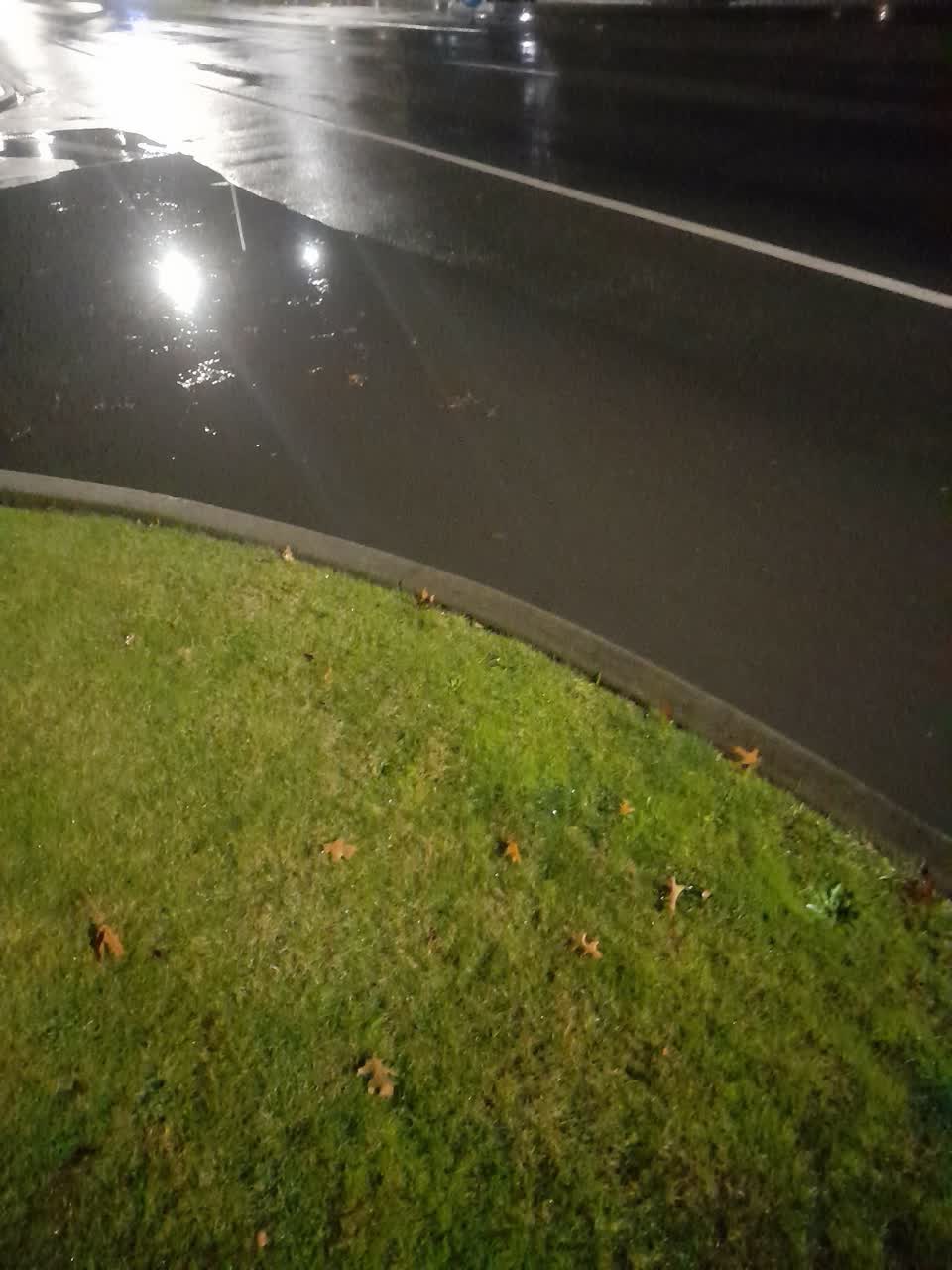 The photograph attached to this flooding report