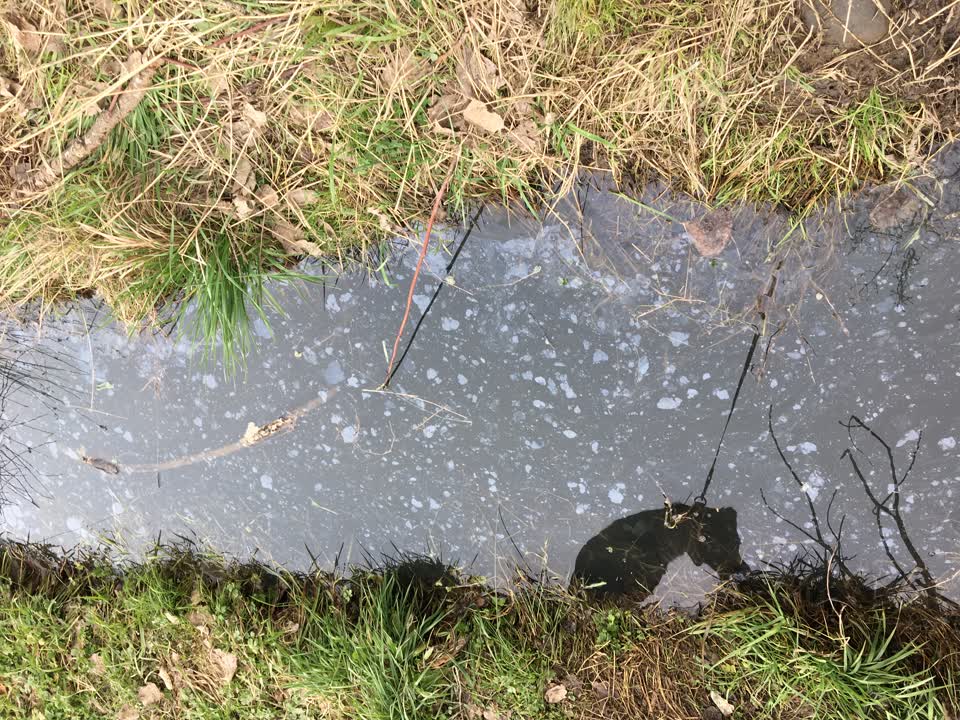 The photograph attached to this wastewater/stormwater report