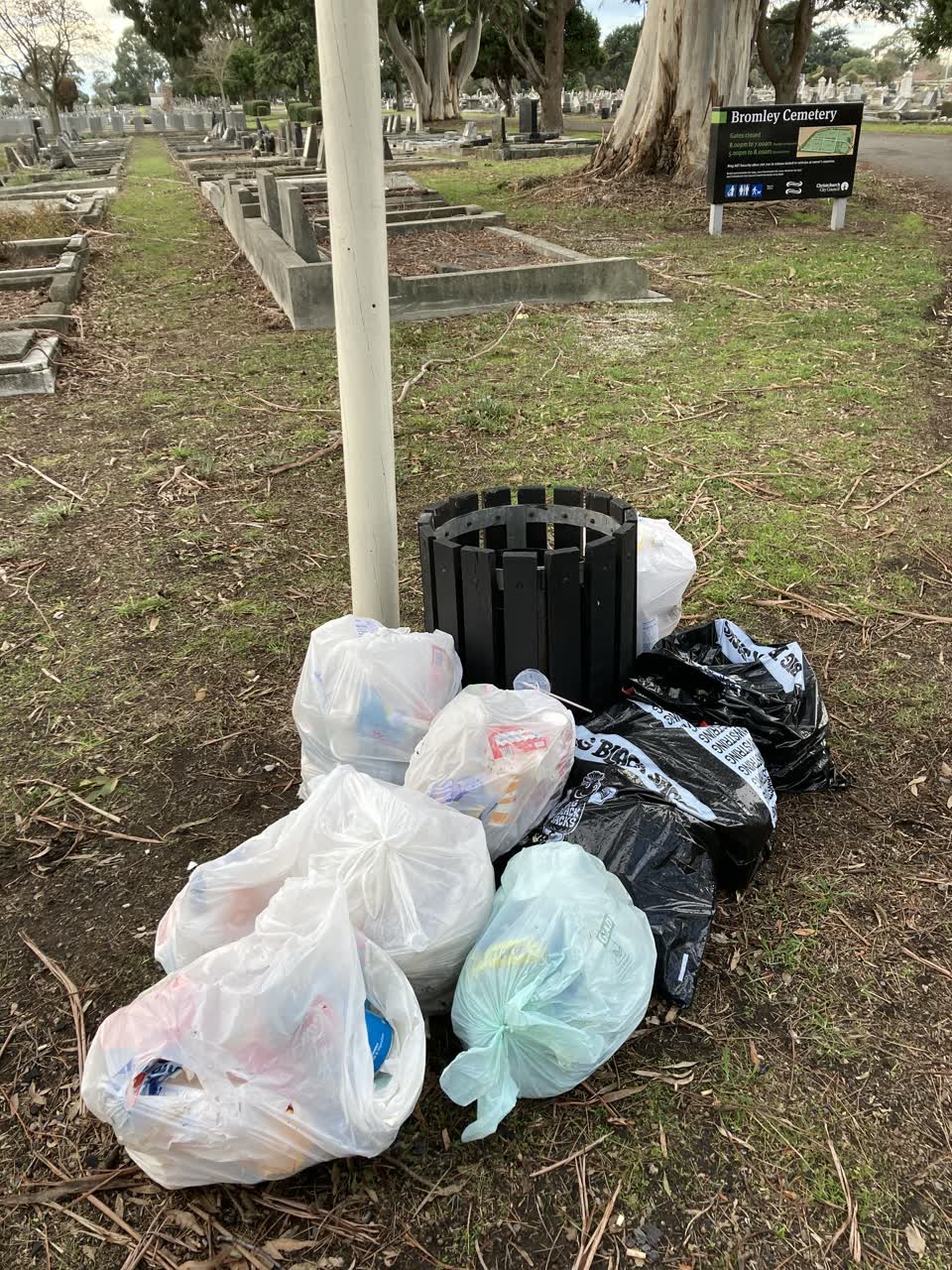 The photograph attached to this parks report