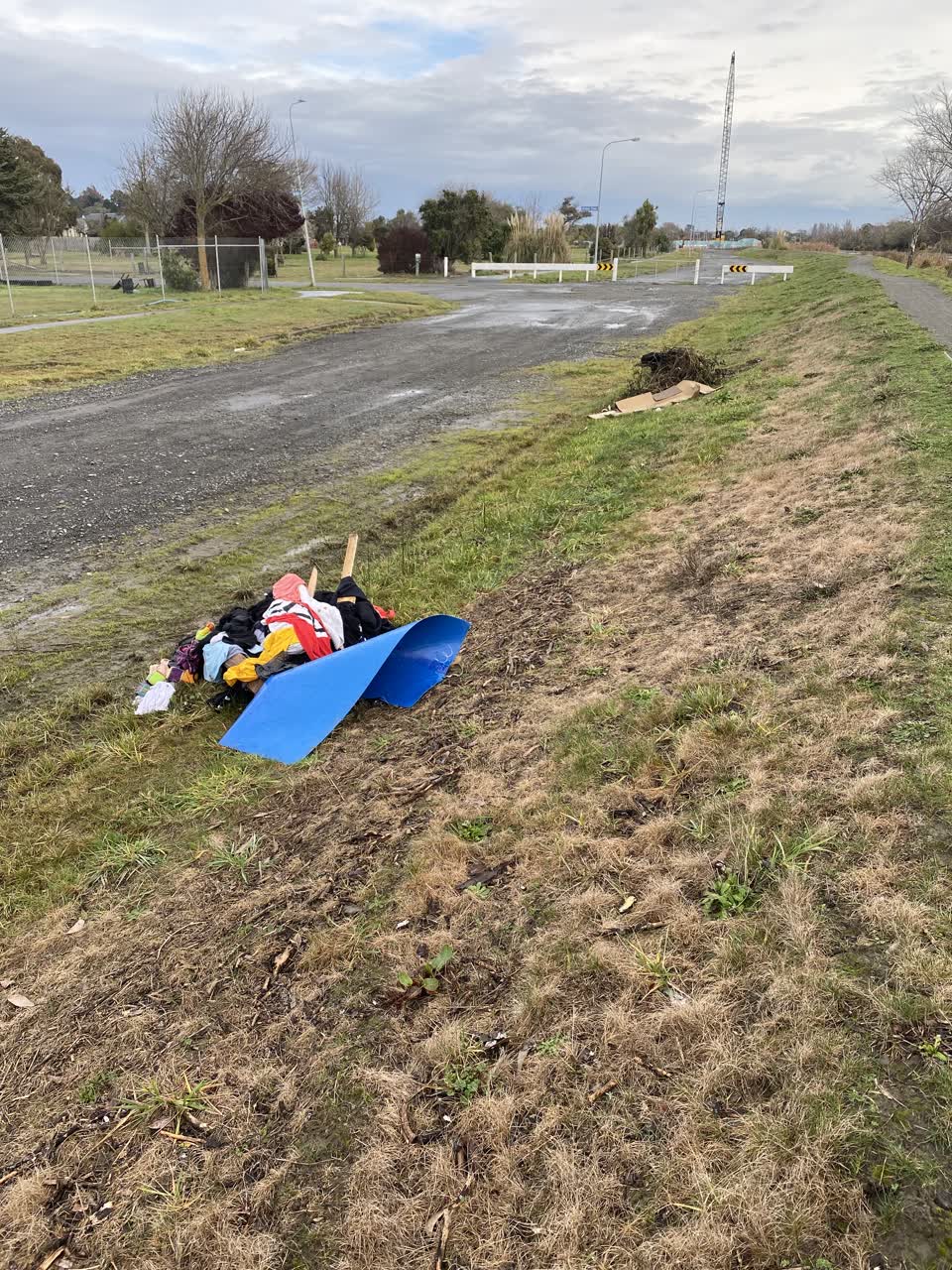 The photograph attached to this rubbish/recycling report