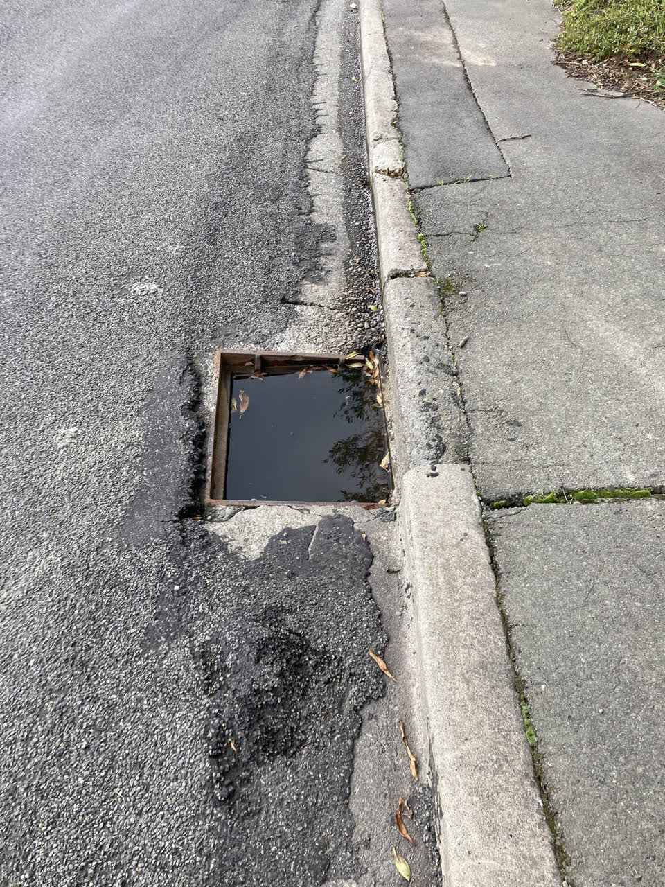 The photograph attached to this wastewater/stormwater report