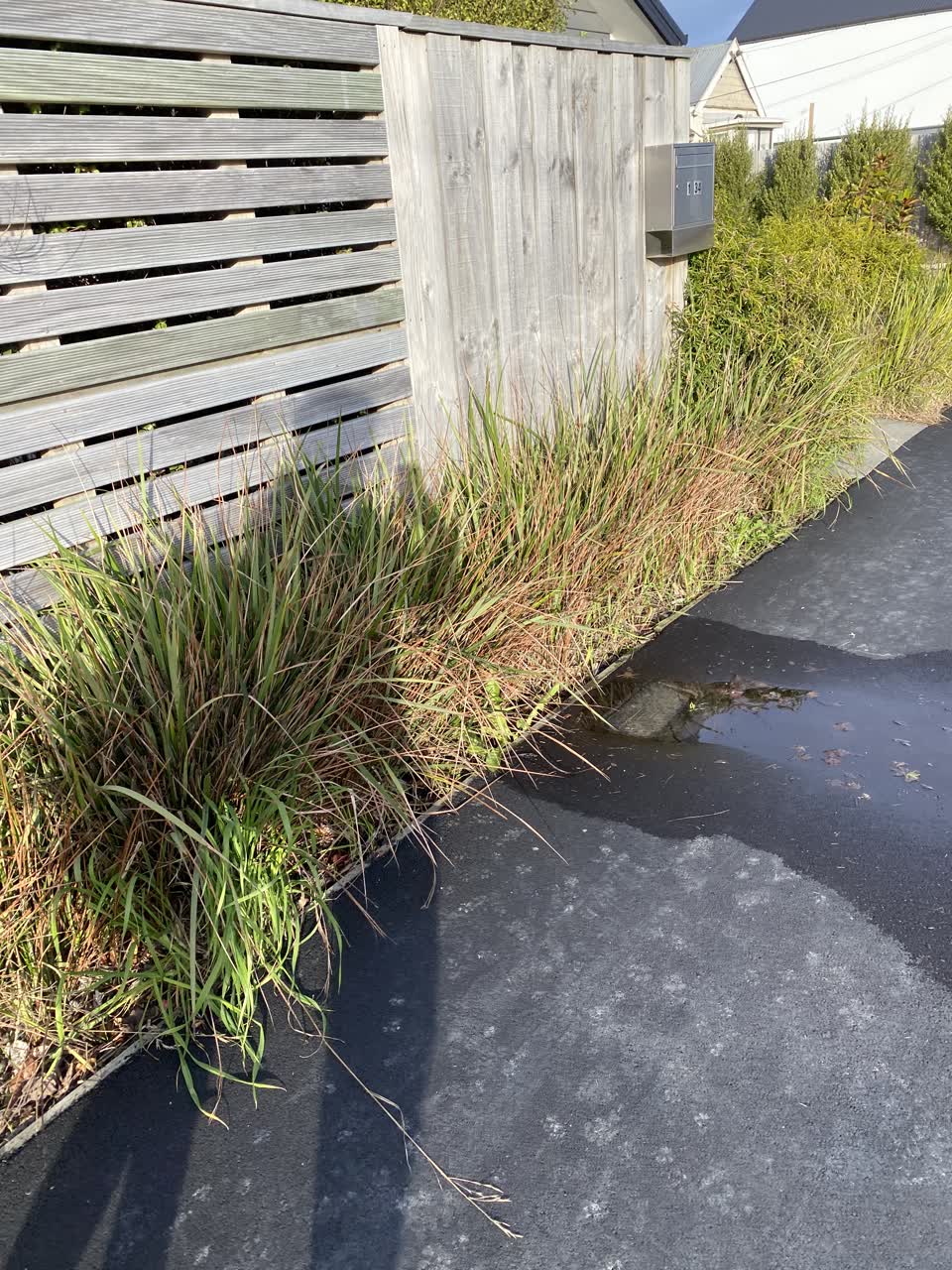 The photograph attached to this water leak report
