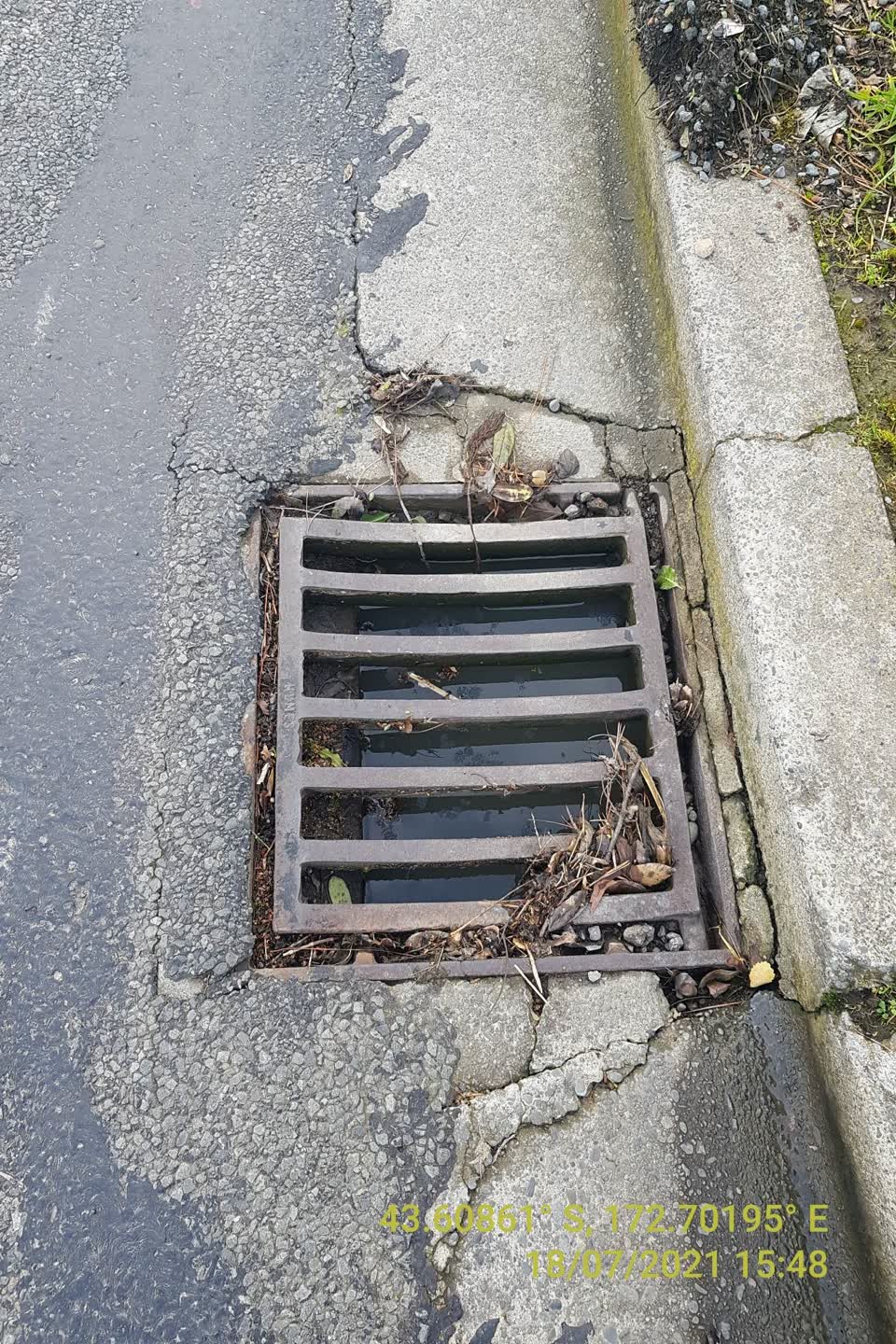 The photograph attached to this wastewater/stormwater report