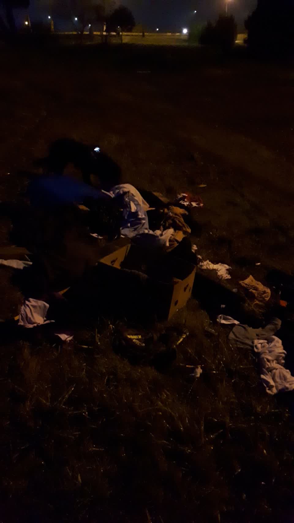 The photograph attached to this rubbish/recycling report