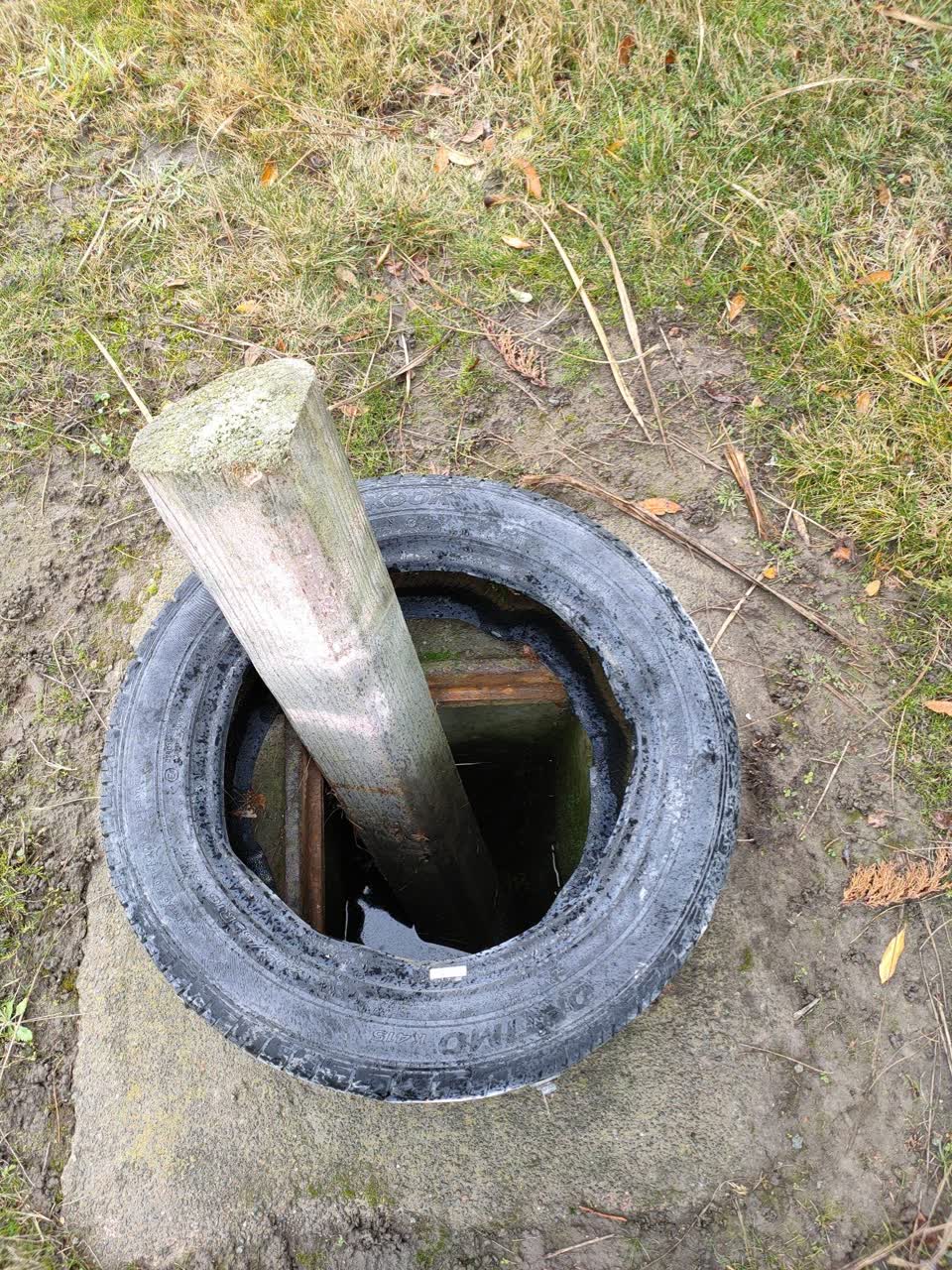The photograph attached to this wastewater/stormwater report