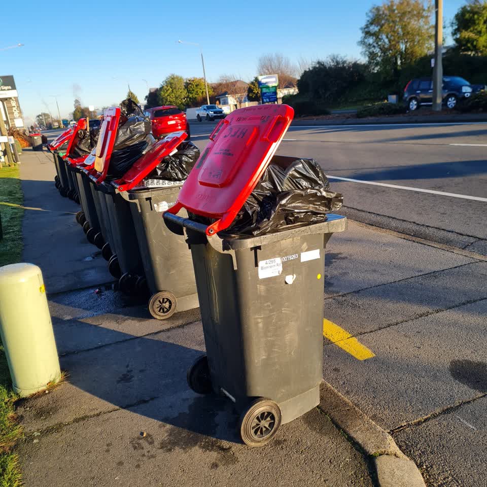The photograph attached to this rubbish/recycling report