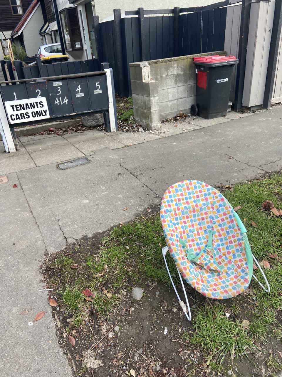 The photograph attached to this rubbish/recycling report