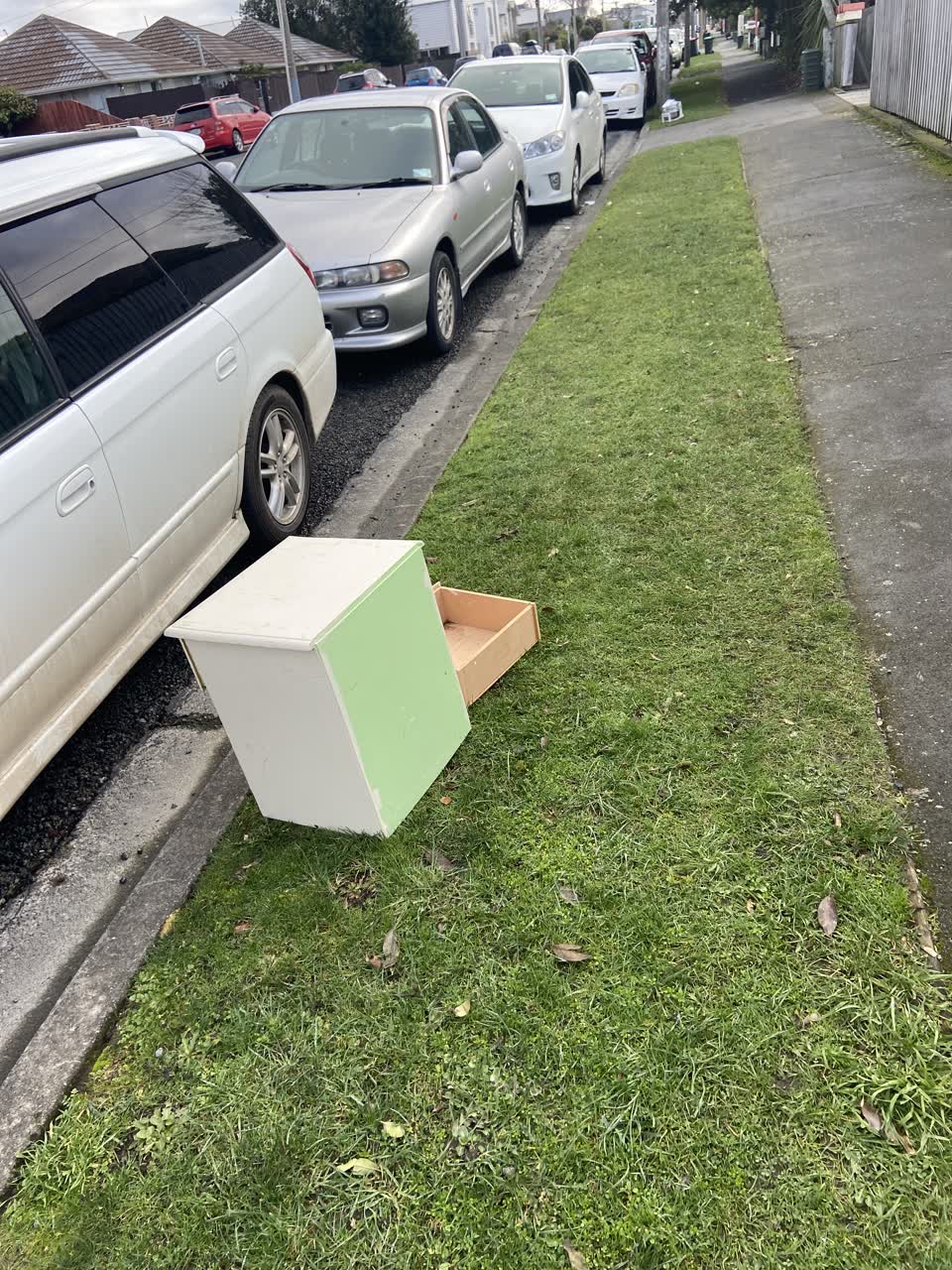 The photograph attached to this rubbish/recycling report