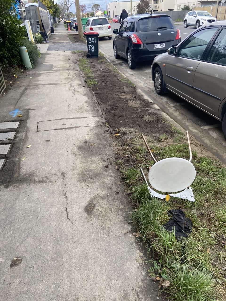 The photograph attached to this rubbish/recycling report