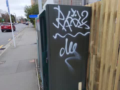 Graffiti, a report photo