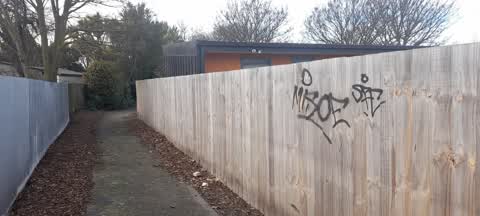 Graffiti, a report photo
