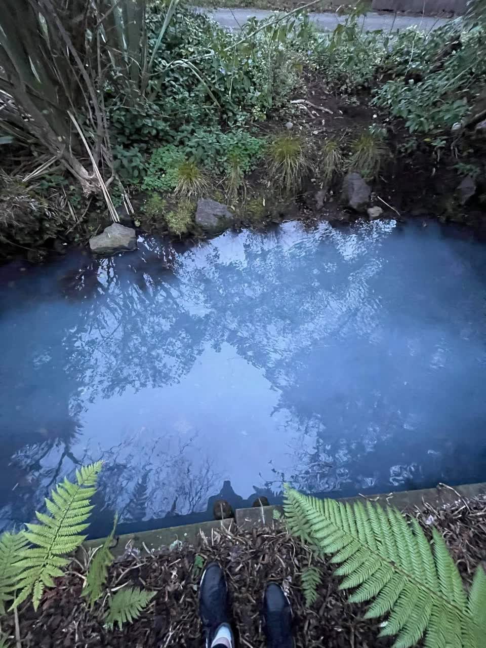 The photograph attached to this wastewater/stormwater report