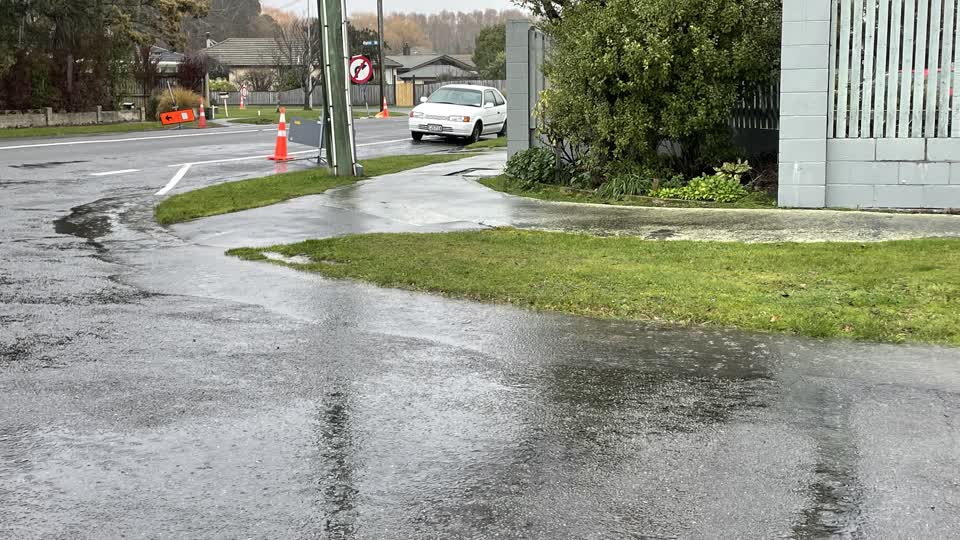 The photograph attached to this flooding report