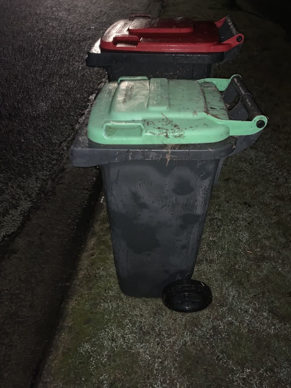 The photograph attached to this rubbish/recycling report