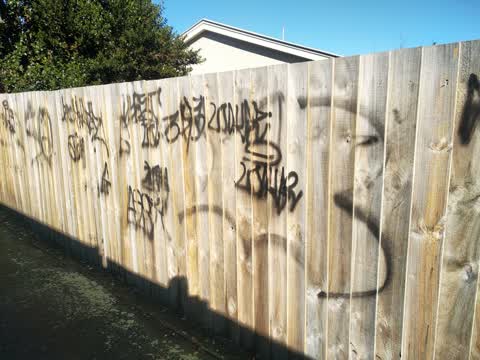 Graffiti, a report photo