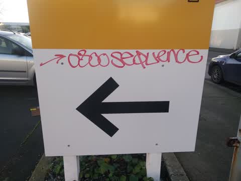 Graffiti, a report photo