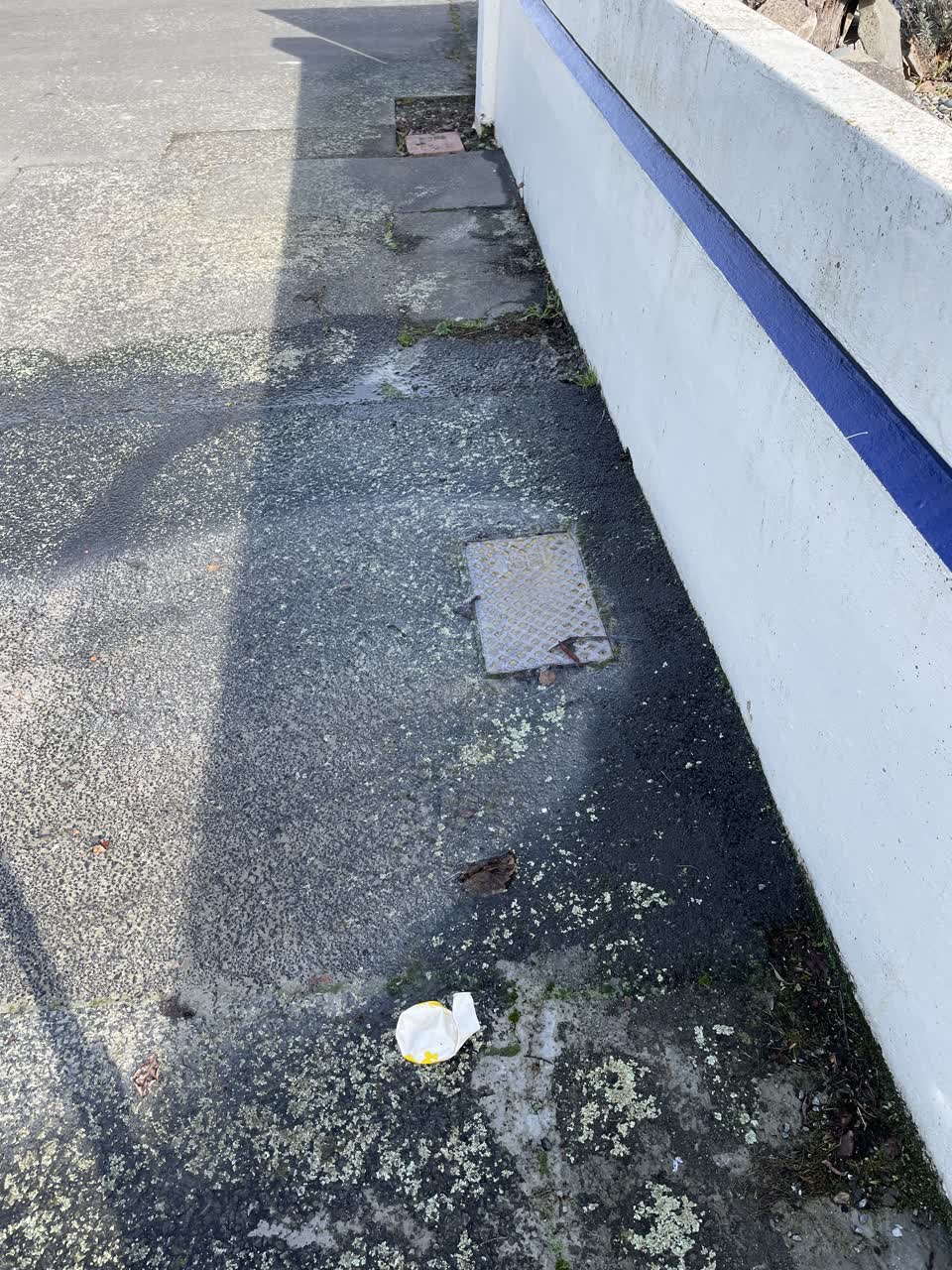 The photograph attached to this water leak report