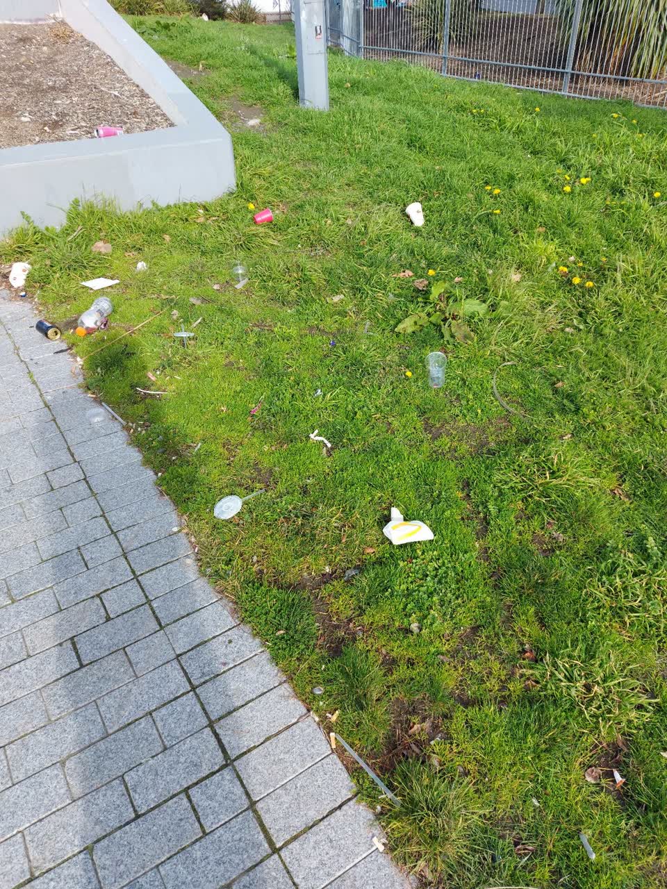 The photograph attached to this rubbish/recycling report