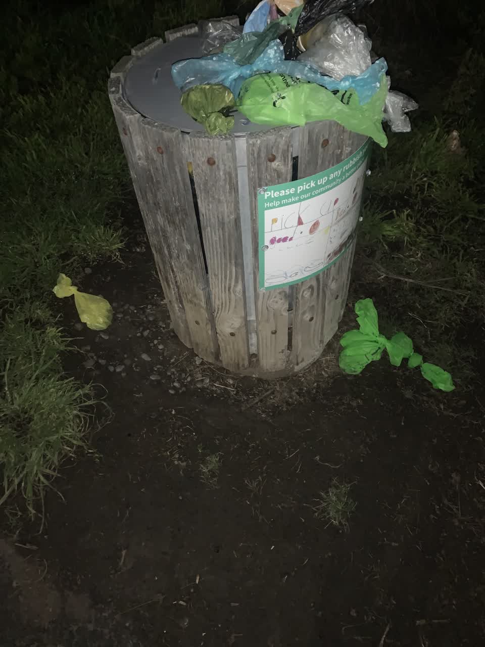 The photograph attached to this parks report