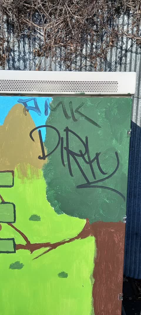 Graffiti, a report photo