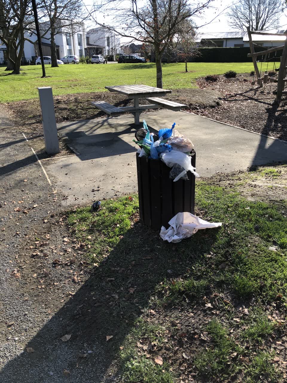 The photograph attached to this rubbish/recycling report