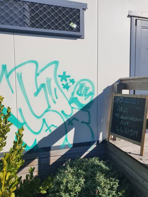 Graffiti, a report photo