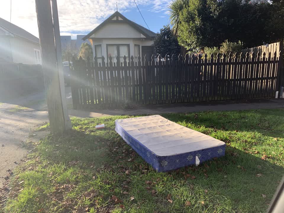 The photograph attached to this rubbish/recycling report