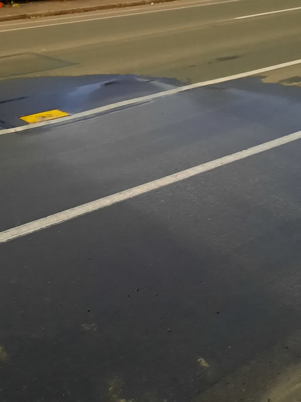 The photograph attached to this water leak report