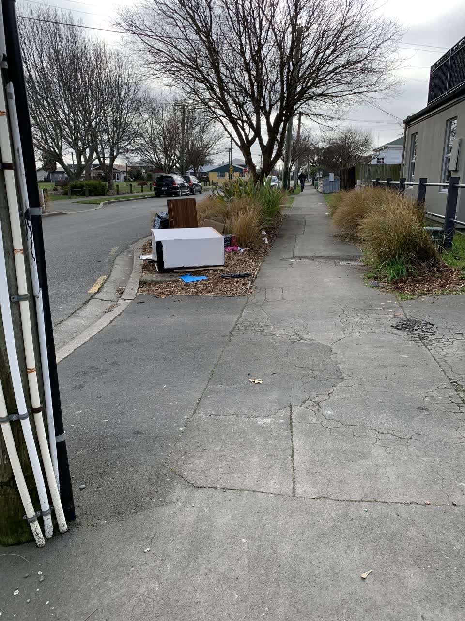 The photograph attached to this rubbish/recycling report