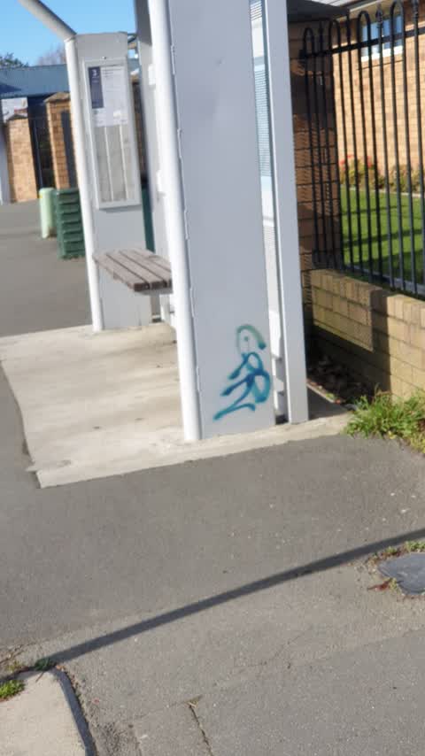Graffiti, a report photo