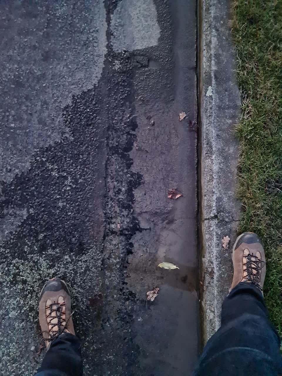 The photograph attached to this water leak report