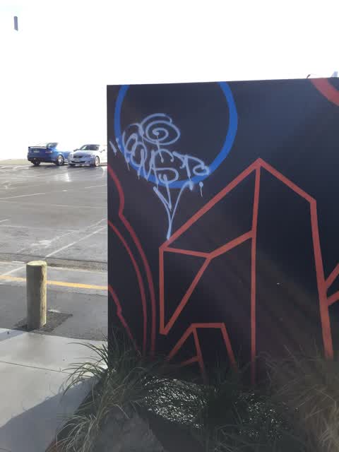 Graffiti, a report photo