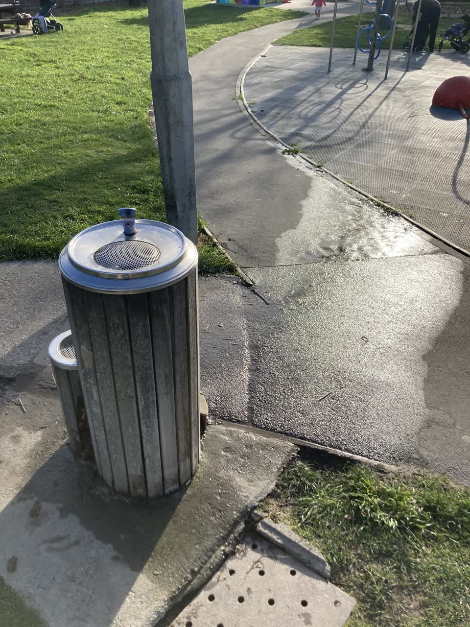 The photograph attached to this parks report