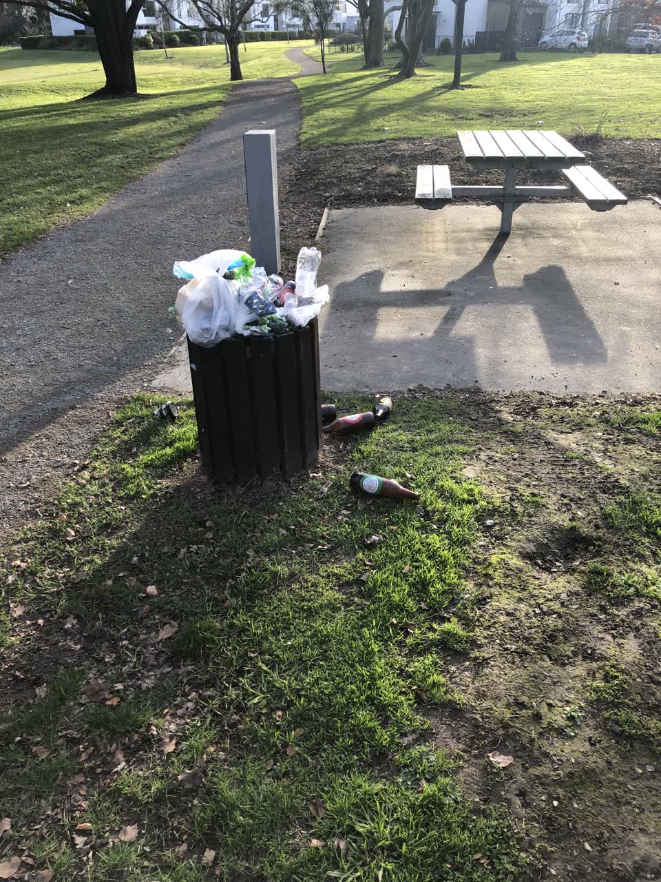 The photograph attached to this parks report