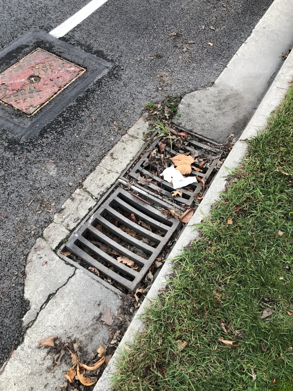 The photograph attached to this wastewater/stormwater report
