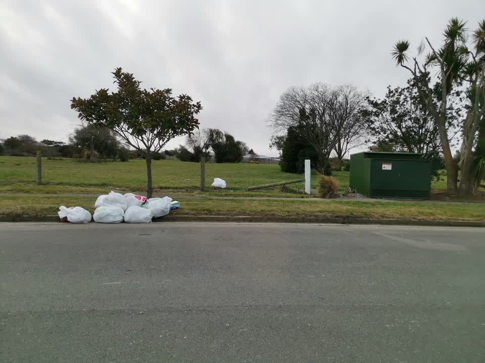 The photograph attached to this rubbish/recycling report