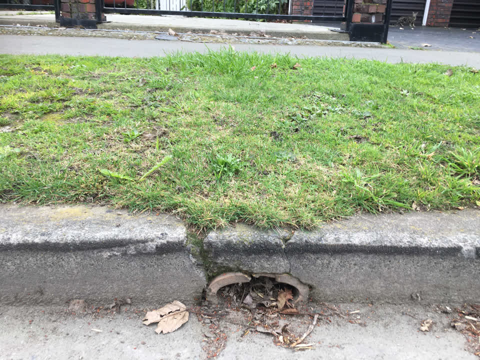 The photograph attached to this wastewater/stormwater report