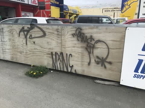 Graffiti, a report photo