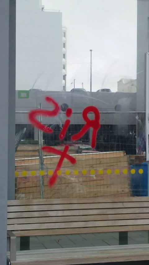 Graffiti, a report photo